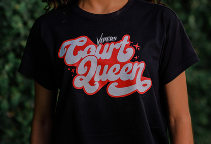Court Queen Crop T-Shirt
